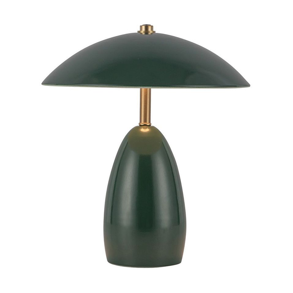 ALM-POPPY-TL-S-PG-LV POPPY Pine Green/Brass/Pine Green//matt настольный  1х3  х   