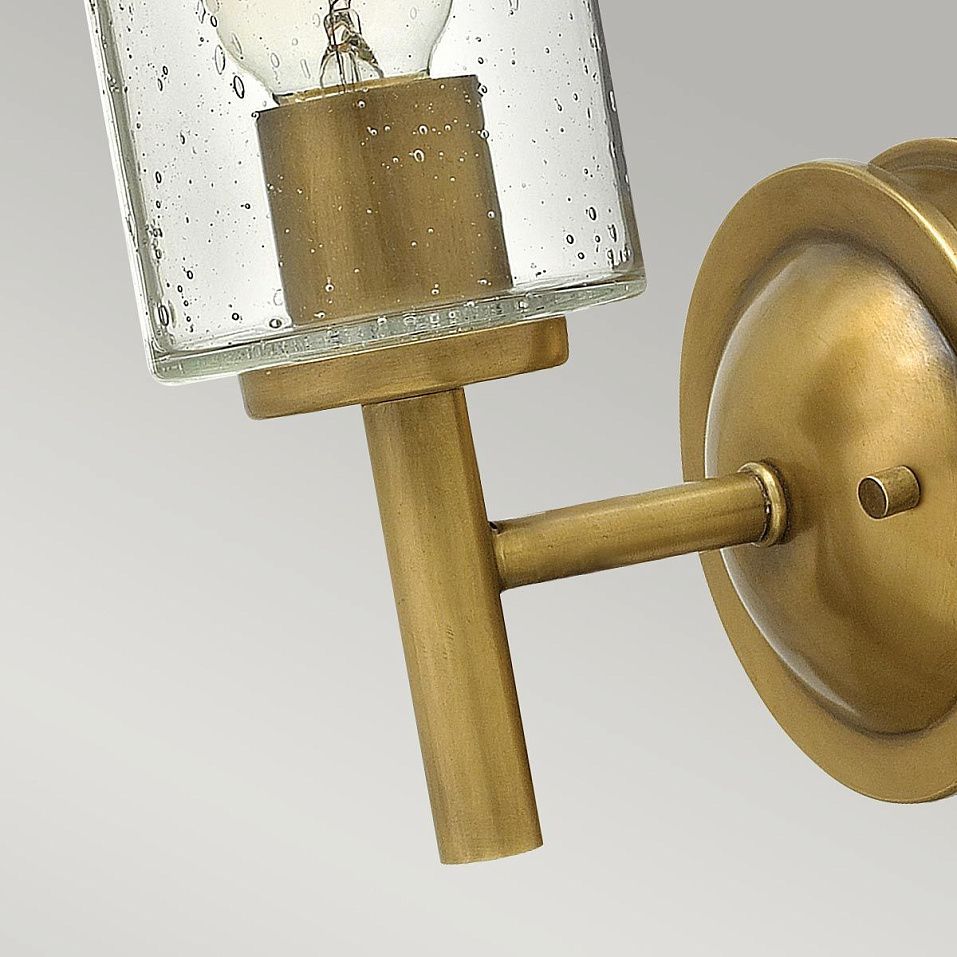 HK-COLLIER1 COLLIER Heritage Brass/Clear Seeded // настенный E27 1х100  х   