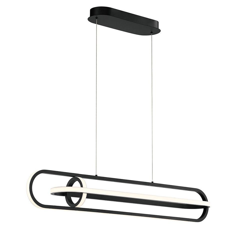 QN-DEMARK-LP-BK DEMARK Matte Black///белый подвесной LED 1х58  х   