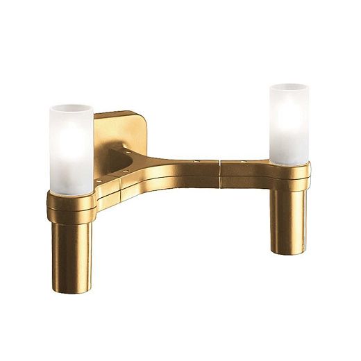 CRO HGW 31 CROWN под gold matt/white satin// настенный G9 2х25  х  CRO HGW 31