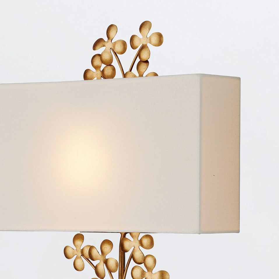 QNC-CLOVERFIELD-2WB-CGL CLOVERFIELD Contemporary Gold Leaf/Natural// настенный E27 2х40  х   