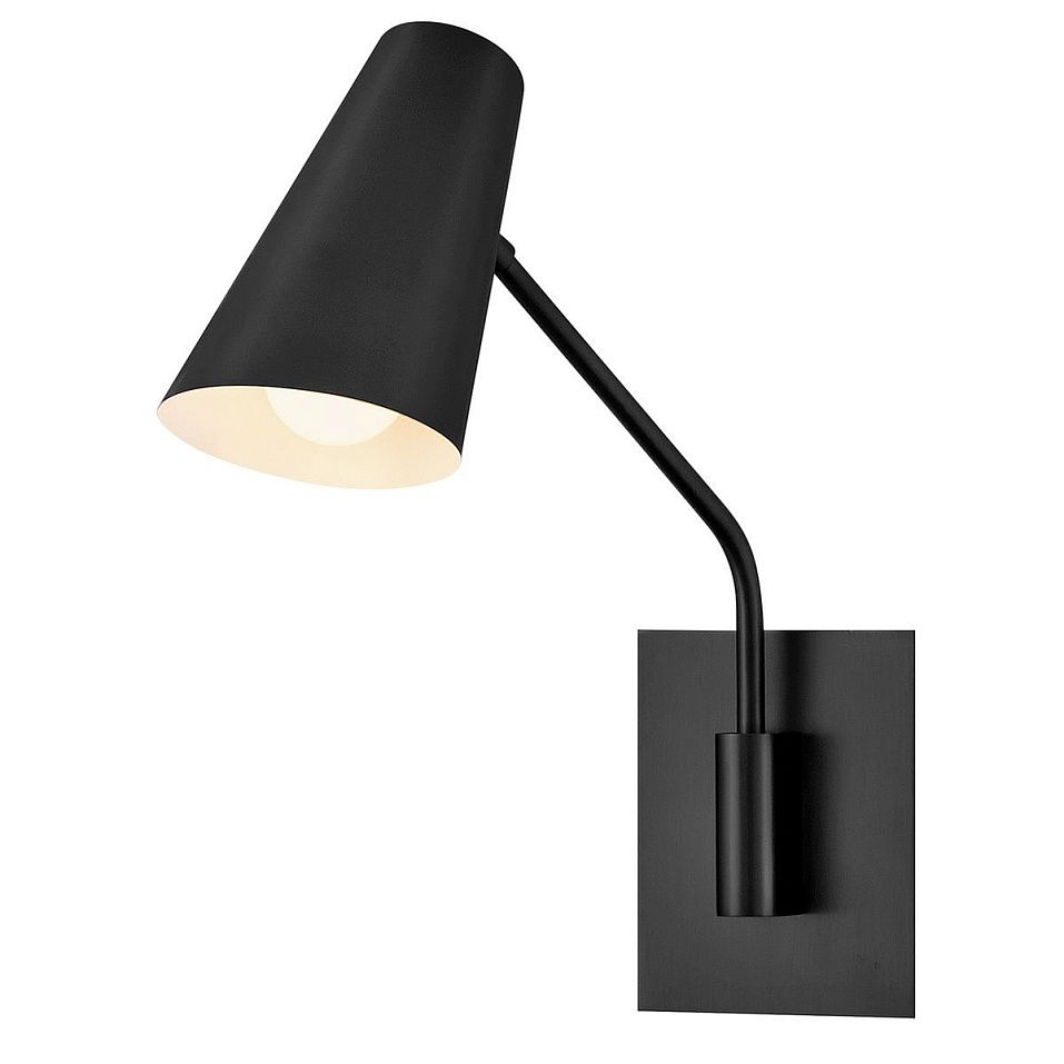 HK-BRAY-1WB-BK BRAY Black/Black// настенный E27 1х60  х   