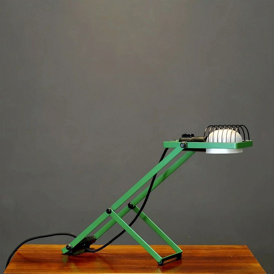 0030030A SINTESI Green/White// настольный E27 1х11  х   