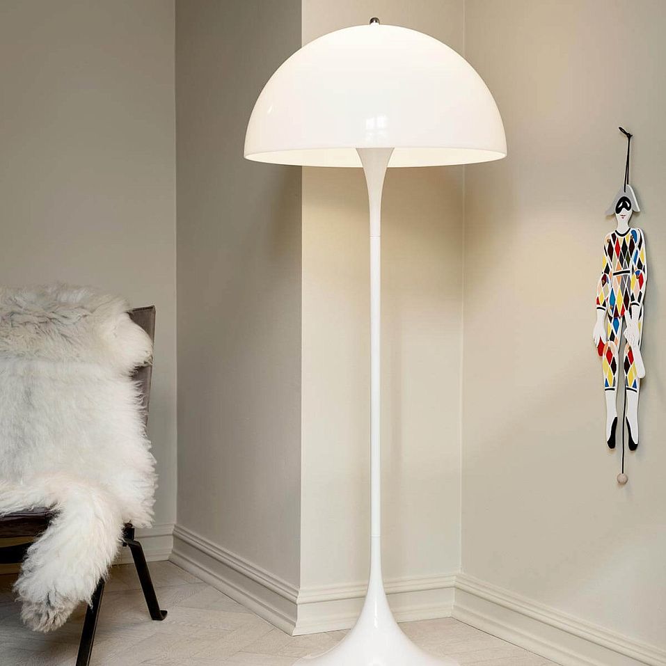 5744167068 PANTHELLA FLOOR white/white// напольный E27 1х60  х   