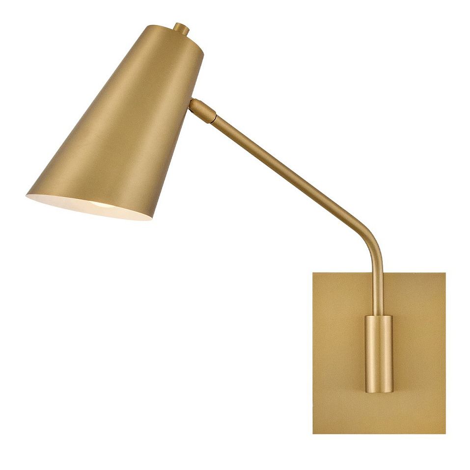 HK-BRAY-1WB-LCB BRAY Lacquered Brass/Lacquered Brass// настенный E27 1х60  х   