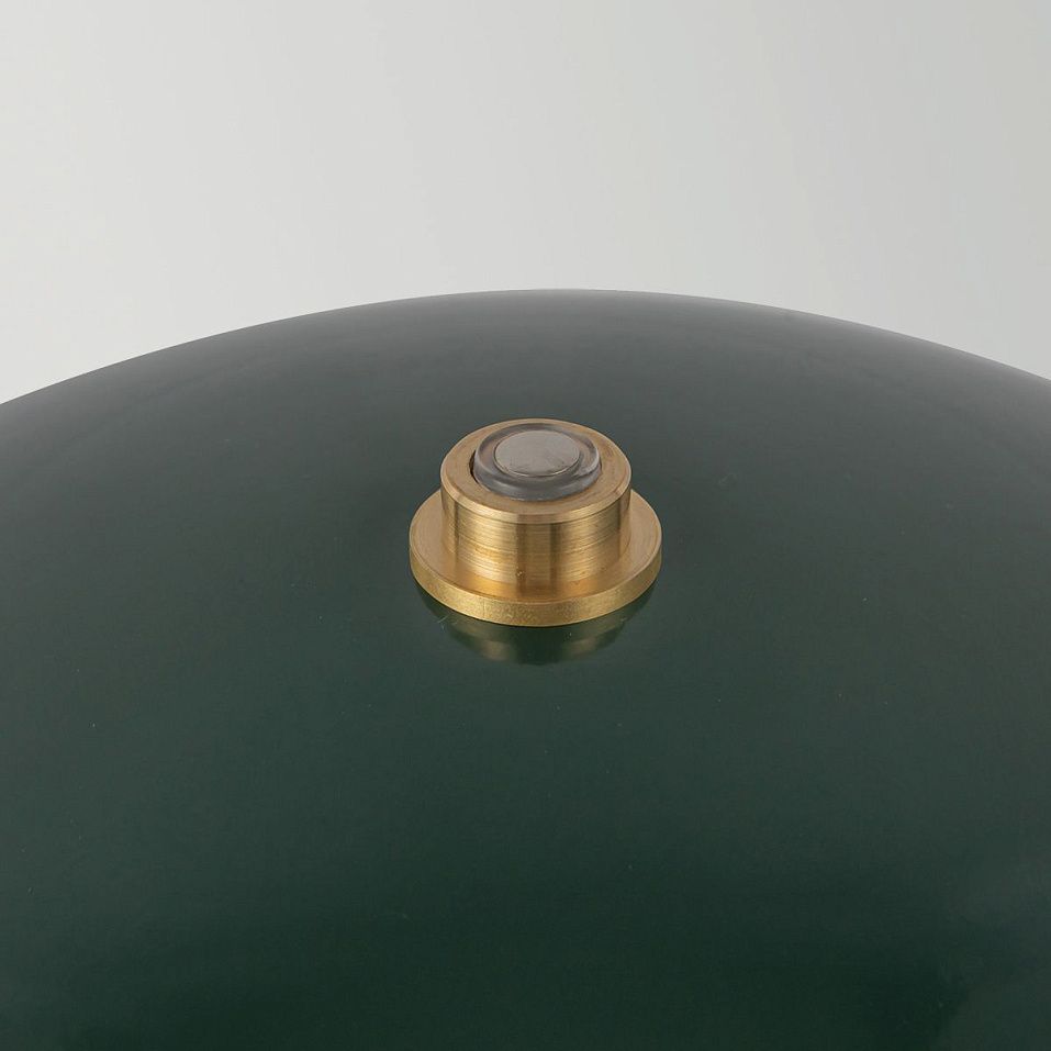 ALM-POPPY-TL-S-PG-LV POPPY Pine Green/Brass/Pine Green//matt настольный  1х3  х   