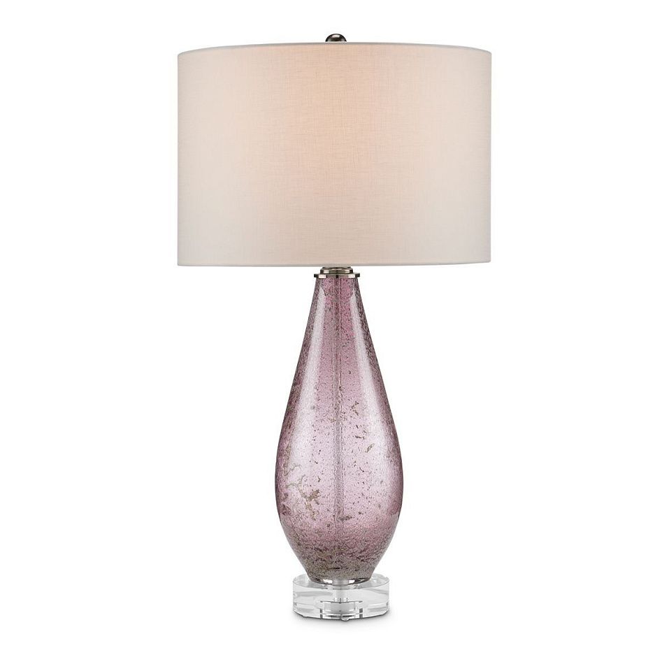 QNC-OPTIMIST-TL-PURP OPTIMIST Purple/Nickel /White// настольный E27 1х100  х   
