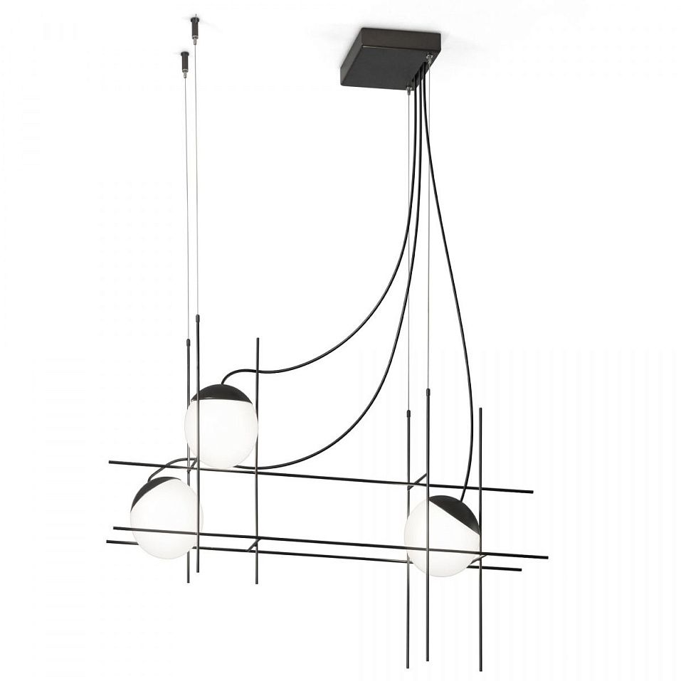 PLOT FRAME SP3  black matt/white// подвесной LED 2700K 3х8,5  х   