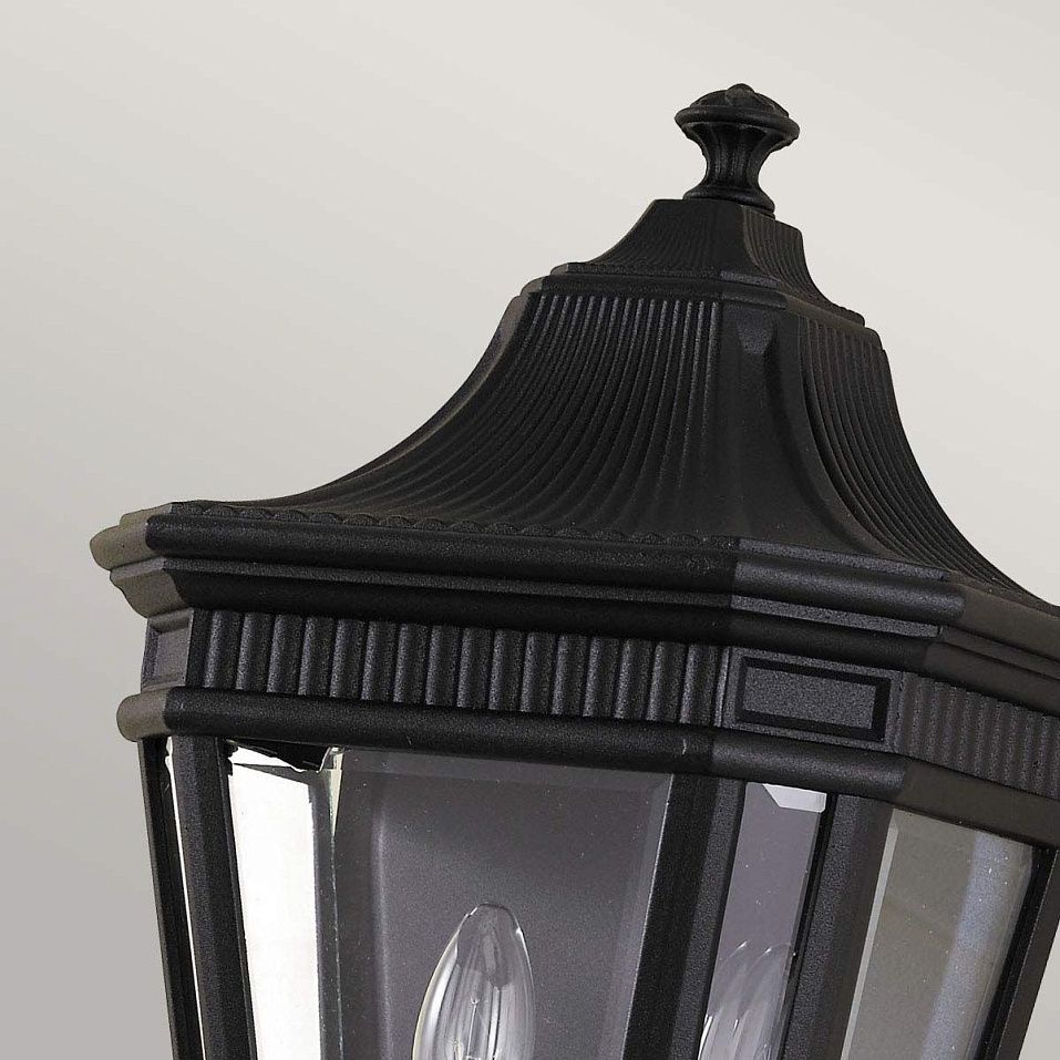 FE-COTSLN7-BK  Cotswold Lane black/clear// настенный E14 2х60  х   