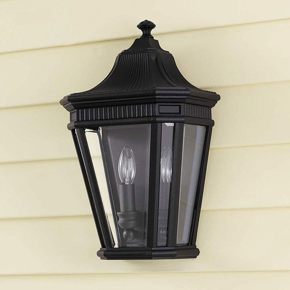 FE-COTSLN7-BK  Cotswold Lane black/clear// настенный E14 2х60  х   