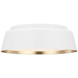 FE-ASHER-3F-WHT ASHER matt white/matt white/gold//белый потолочный E14 3х60  х  FE-ASHER-3F-WHT