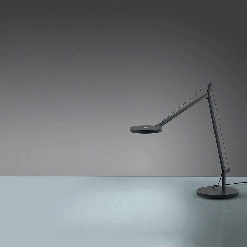 1734010A DEMETRA grey/grey//clear настольный LED 1х8  х   