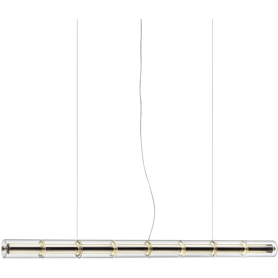 F3773000 Luce Cilindrica Aluminium/Transparent// подвесной  1х100  х   