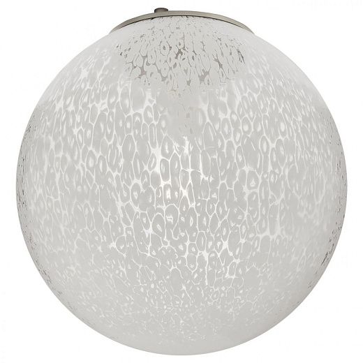 RINA PL 60 BC/MU NI RINA nickel satin/white murrina// потолочный E27 3х77  х  RINA PL 60 BC/MU NI