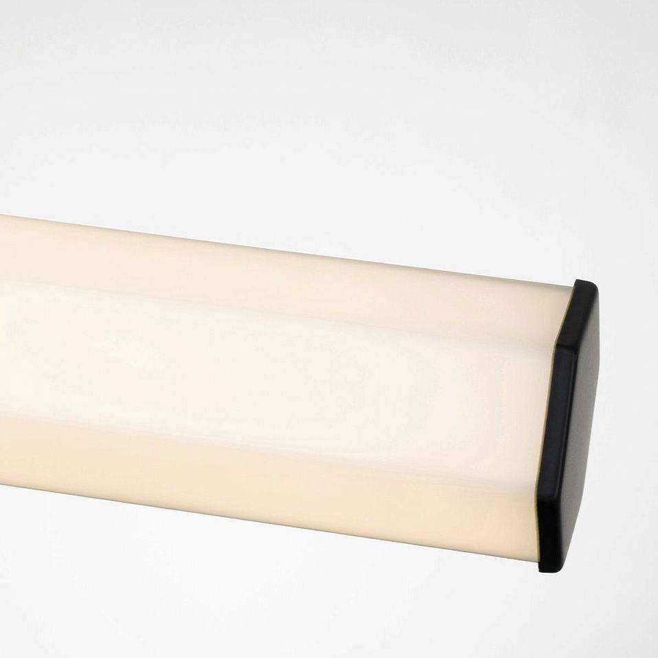QN-FACET-LED2-BK-BATH FACET Matte Black/Opal// настенный LED 2х12  х   