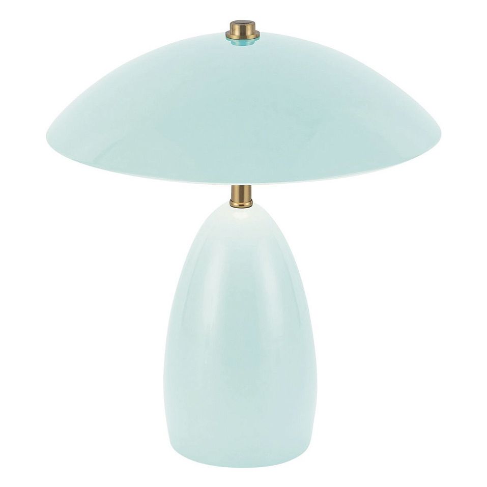 ALM-POPPY-TL-S-CB-LV  POPPY Cerulean Light Blue/Brass/Light Blue//matt настольный  1х3  х   