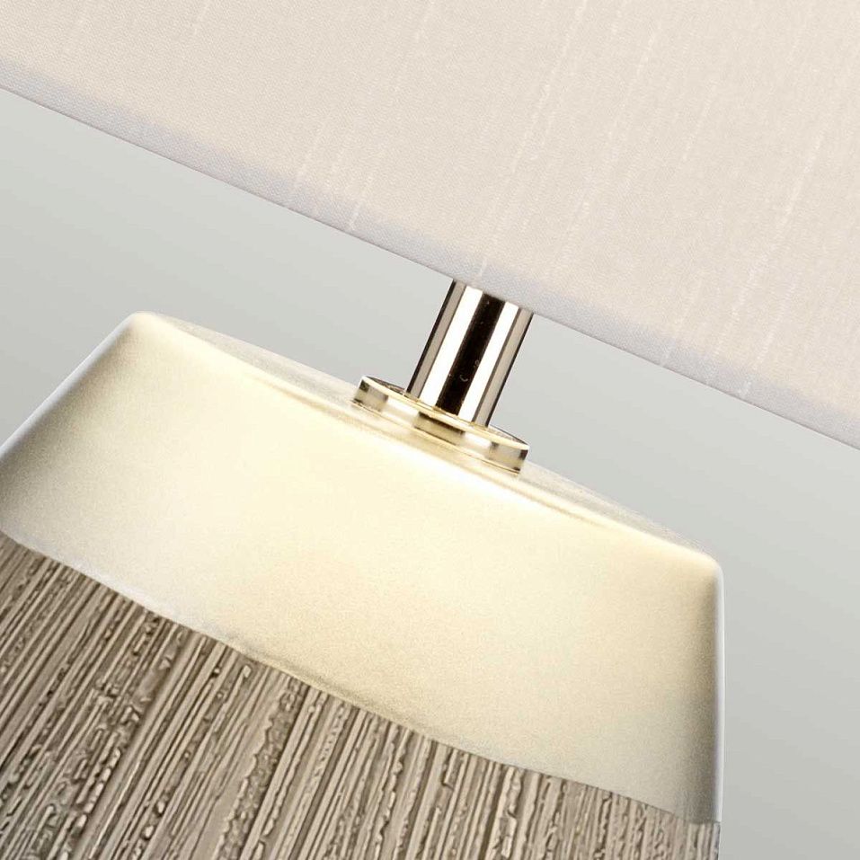 QN-HARROW-TL HARROW Silver/light grey// настольный E27 1х60  х   