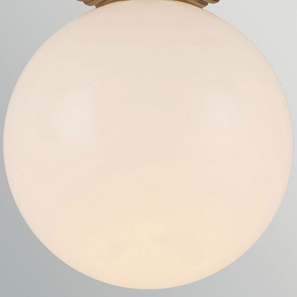 ALM-OTIS-F-BG-OP OTIS Brushed Gold/Shiny Opal// потолочный E27 1х40  х   