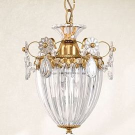 1241 22 H BAGATELLE heirloom gold/прозрачный// подвесной E27 1х60  х  1241 22 H