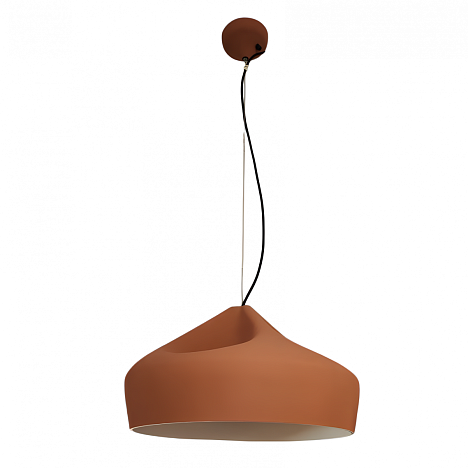 A636-406-4135 PLEAT BOX TERRACOTTA/TERRACOTTA/WHITE// подвесной E27 1х15  х