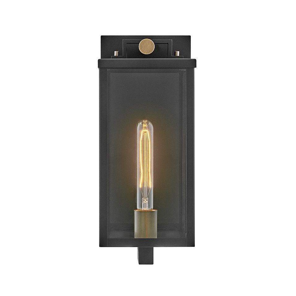QN-CATALINA-M CATALINA Black /Burnished Bronze/Clear// настенный E27 1х60  х   