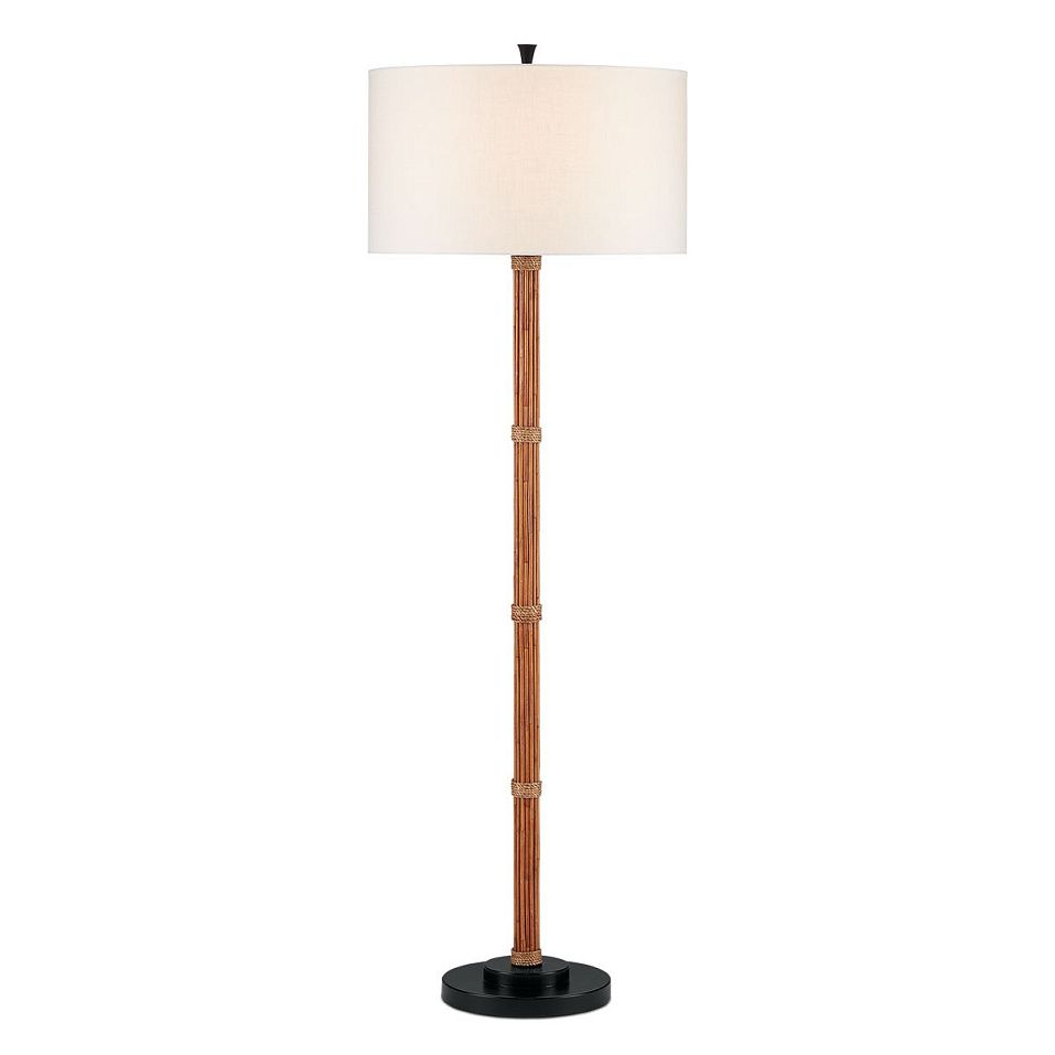 QNC-REED-FL REED Black /Natural/White// напольный E27 1х150  х   